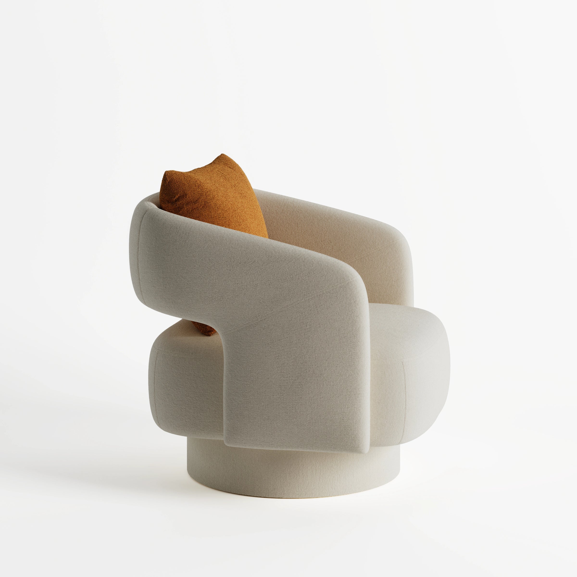 Cove Rounded Armchair
