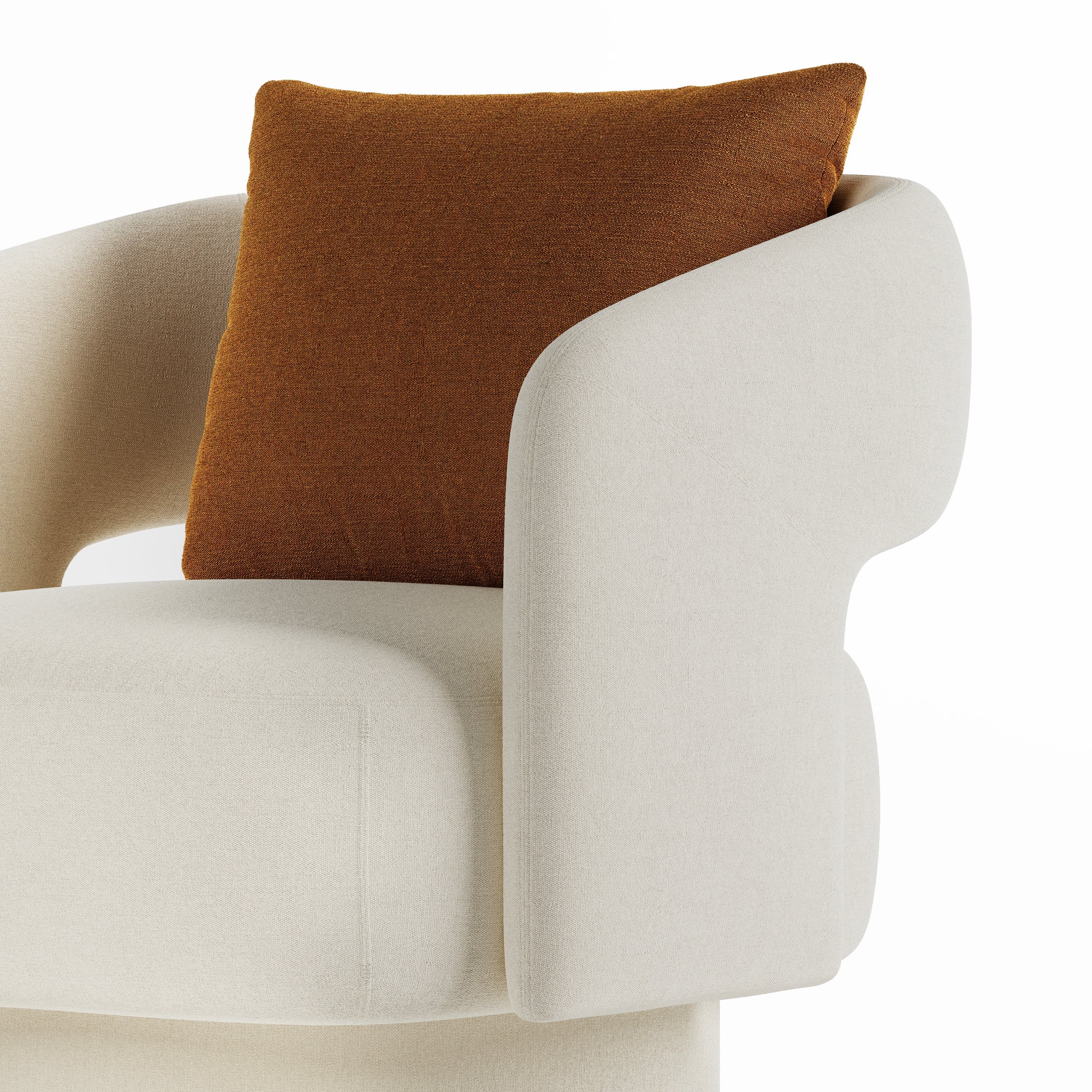 Cove Rounded Armchair