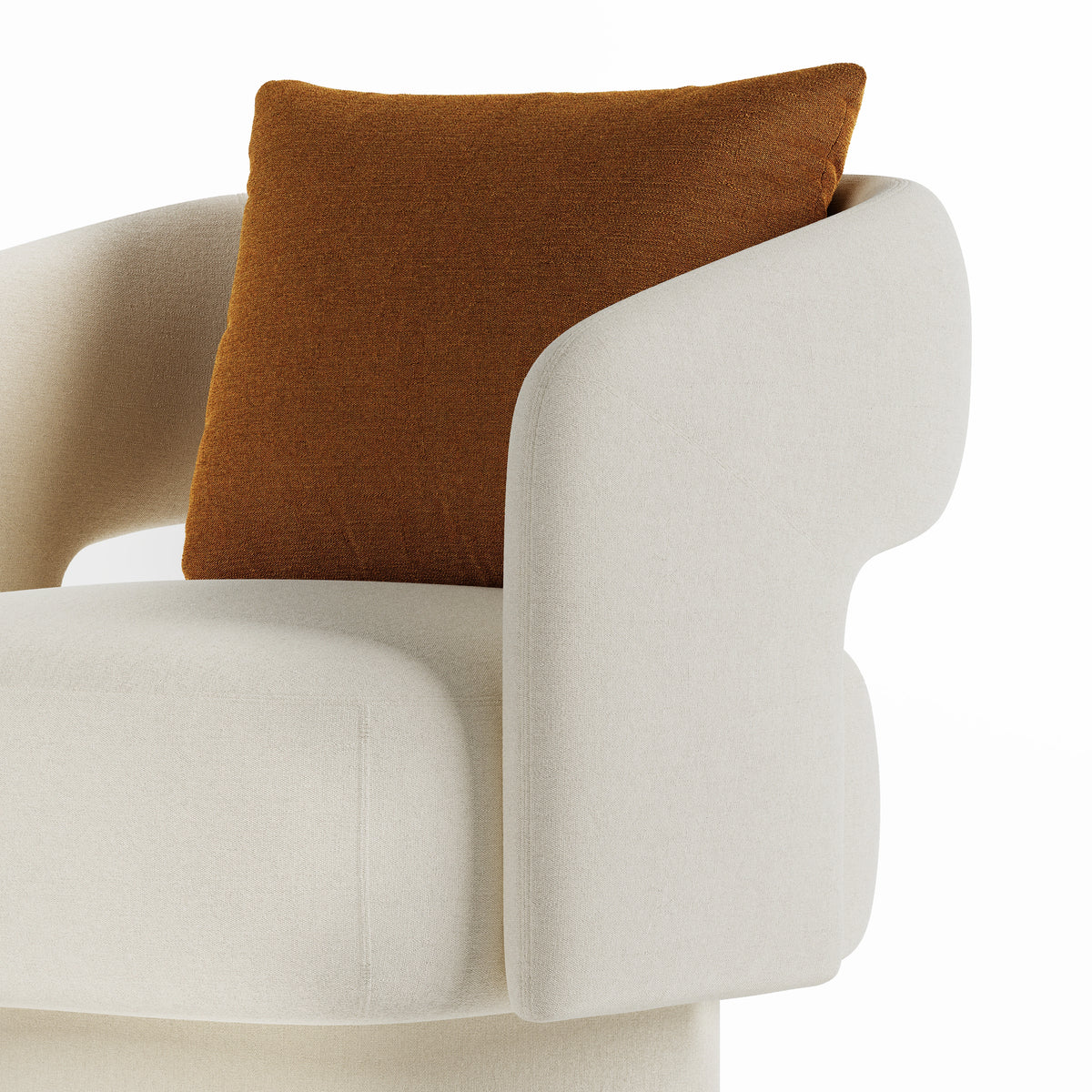 Cove Rounded Armchair